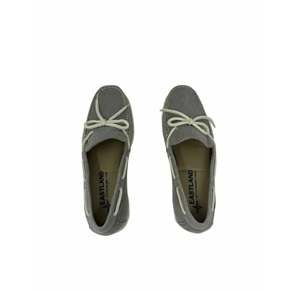 Eastland Men's Grey Yarmouth Canvas Boat Shoes 8.5D